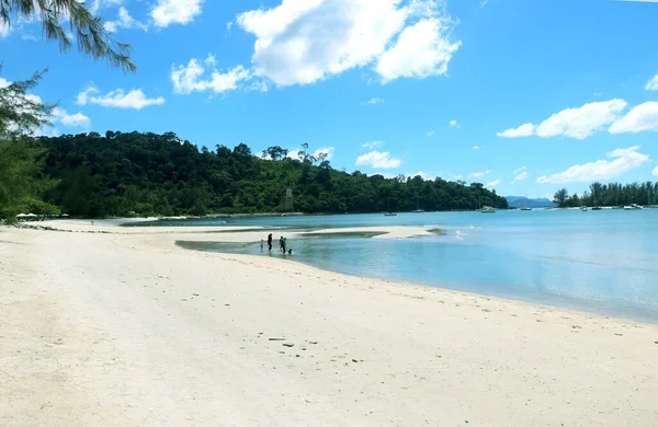 Krajobraz Tanjung Rhu Beach Wyspa Langkawi Malezja — Zdjęcie stockowe