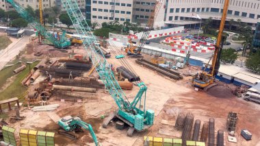 Ülke - Singapur Tarihi 04 / 24 / 2020 Vinçli yeni şantiye