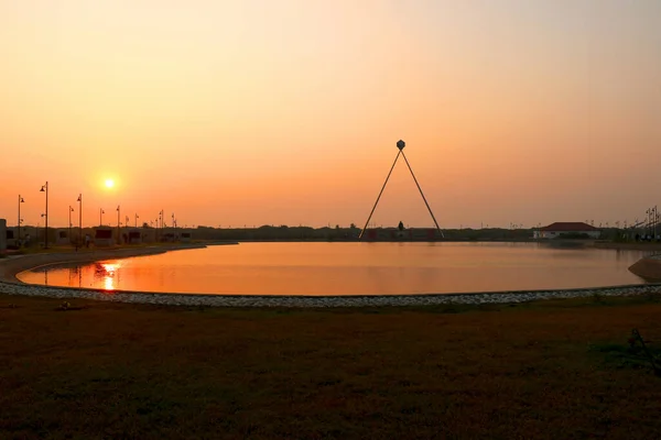 Stad Dandi Staten Gujarat Land India Datum 2020 Uitzicht Standbeeld — Stockfoto