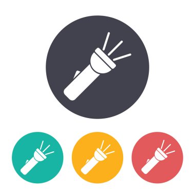 El feneri illüstrasyonunu açtı. Vektör simgesi aranıyor