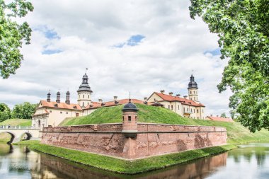 Nesvizh, Belarus - Haziran, 2018: Nesvizh Castle Belarus