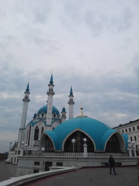 Russia, Kazan - Maggio, 2018: La moschea Kul Sharif — Foto Stock
