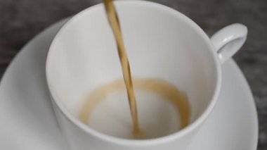 Sıcak kahve kupası.