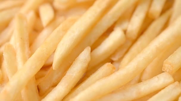 French fries background — Stock Video