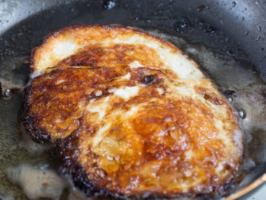 yemek sağlıklı gıda kavramı. Sahanda yumurta