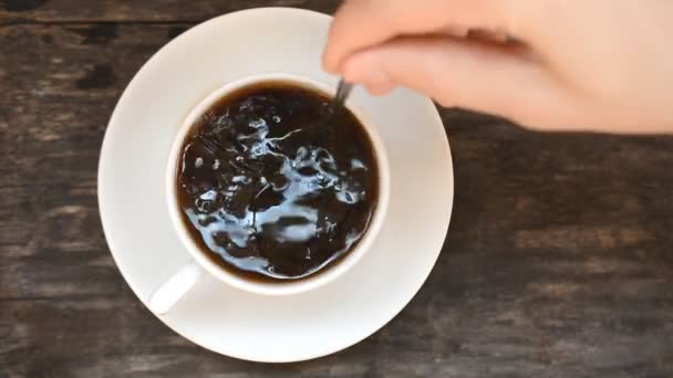 vue de dessus d'une tasse à café