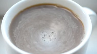 Kahve kupa yakın çekim