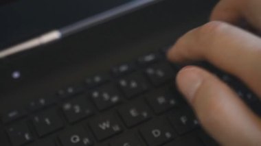Laptop klavye giriş dizüstü bilgisayar parmak