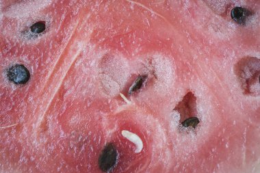 Kırmızı arka plan ve doku karpuz