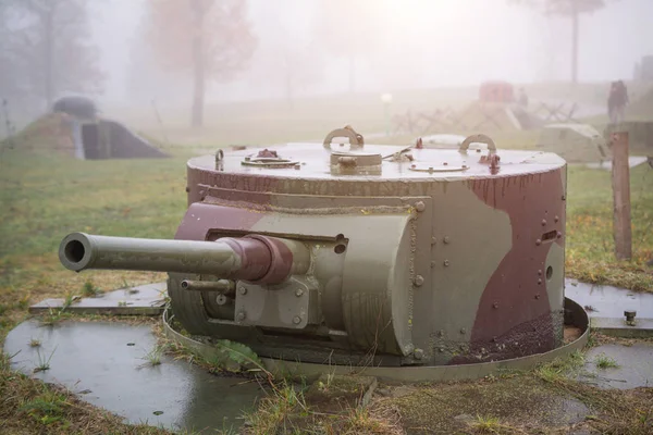 Oude antitankmijn bunker — Stockfoto