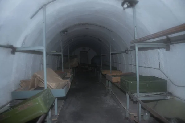 Russische bunker tijdens de Sovjet-Unie en de koude oorlog tussen de Sovjet-Unie en Amerika — Stockfoto