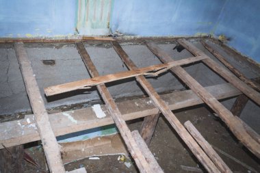 arka plan iç terk edilmiş binada