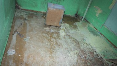 arka plan iç terk edilmiş binada