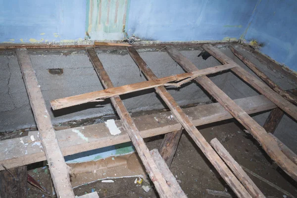 arka plan iç terk edilmiş binada