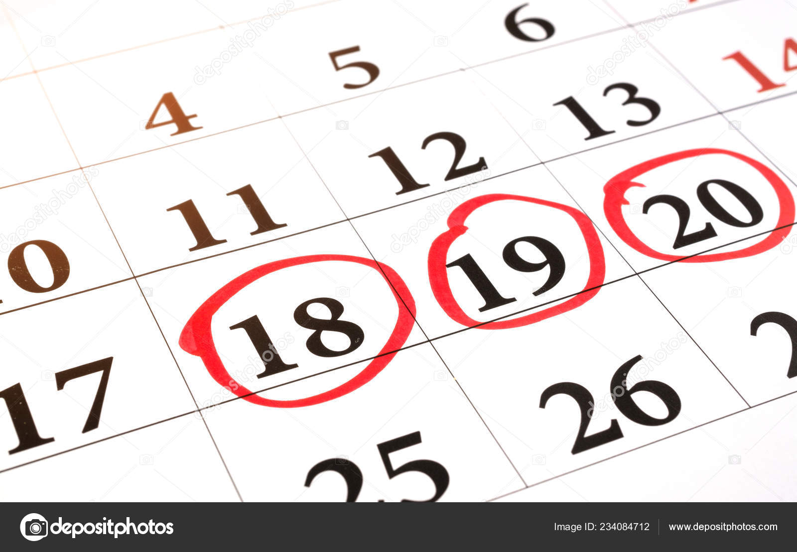 Circle Calendar Dot 