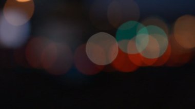 Gece şehir hafif araç trafik