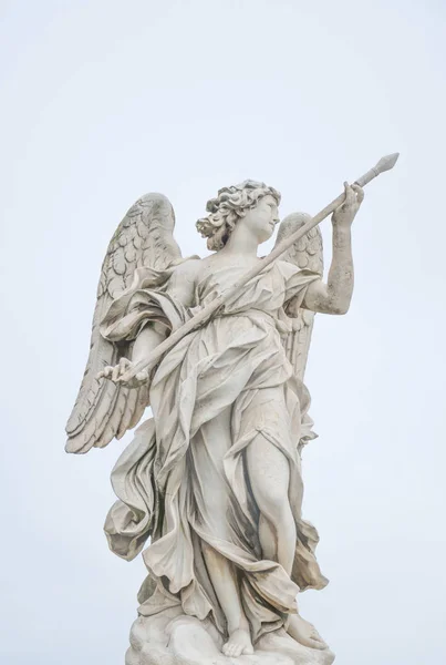 Bernini statue of angel in Rome — Stock Photo, Image