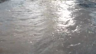 kahverengi su kaynar.