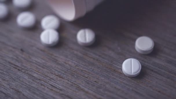 Opioid och receptbelagda läkemedel missbruk epidemi eller kris — Stockvideo