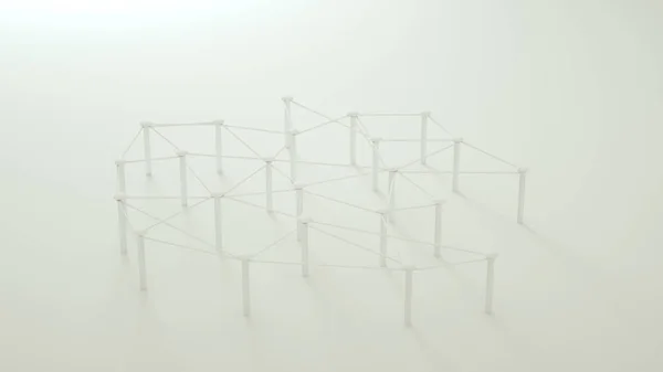 Ağ, ağ, bağlama, bağlama teller rustik ahşap üzerine.