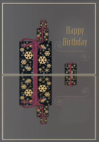 Feliz cartão de aniversário — Fotografia de Stock