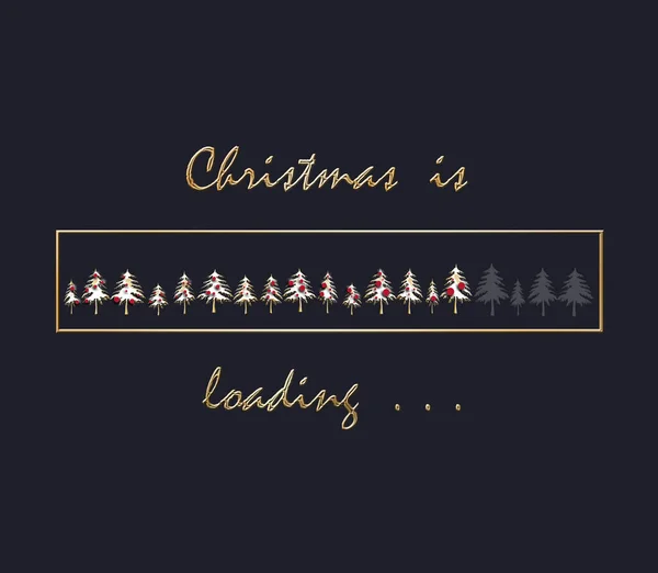 Hintergrund der Weihnachtsladung — Stockfoto
