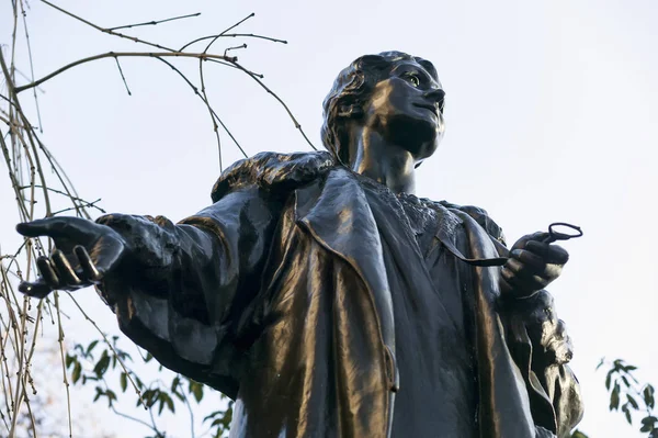 Londres Reino Unido Janeiro1 2010 Emily Pankhurst 1858 1928 Estátua — Fotografia de Stock