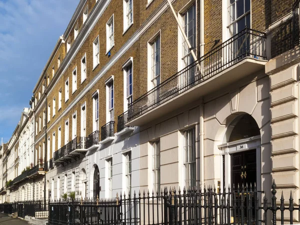 London January 2010 Regency Georgian Terraced Town Houses Westminster Which — Stock Photo, Image