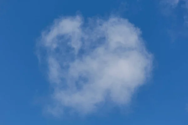 Bakgrund Enda Cumulus Moln Med Blå Klar Himmel — Stockfoto