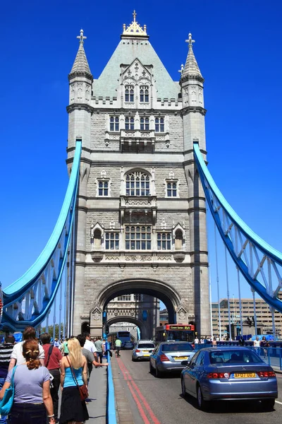 London Großbritannien Juli 2012 Tower Bridge Auf Der Themse Die — Stockfoto