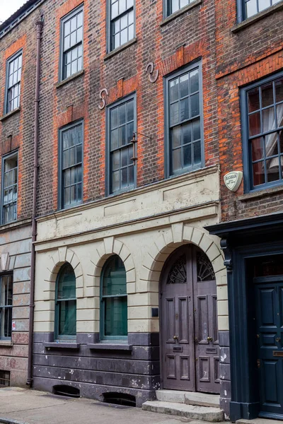 Londýn Velká Británie Července 2012 Georgian Terraced Town House Spitafields — Stock fotografie