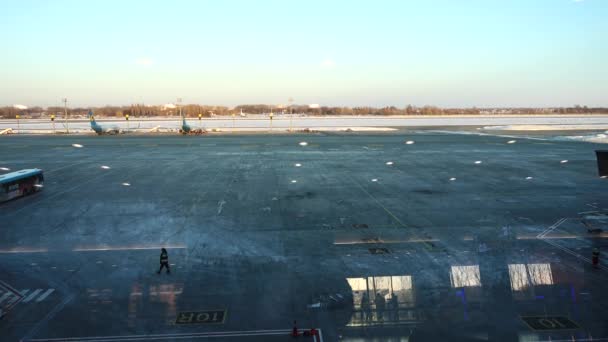 Kiev Ukraine March 2018 Boryspil International Airport 乌克兰境内机场的运输量最大的机场 — 图库视频影像
