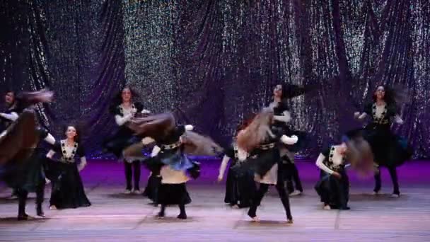 Berdyansk Ucraina Luglio 2017 Rapporto Concerto Del Centro Danza Sportiva — Video Stock