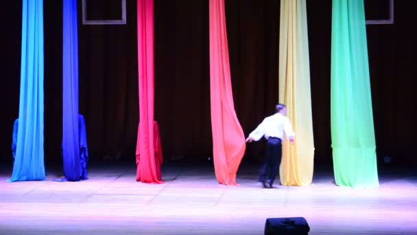 Berdyansk Ucraina Ottobre Coreografia Eseguita Dal Teatro Comunale Danza Zaporizhia — Video Stock