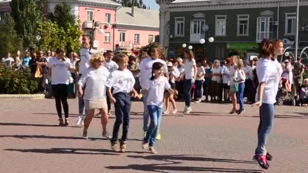 Berdyansk Ucraina Settembre 2017 Festa Della Città 190 Anni Alla — Video Stock