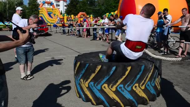 Ivano Frankivsk Ukraine Czerwca Publiczne Wypowiedzi Sportowców Poświęcone Dniu Młodzieży — Wideo stockowe