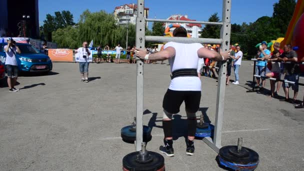 Ivano Frankivsk Ukraine June Public Statements Athletes Devoted Youth Day — Stock Video