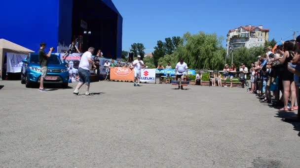 Ivano Frankivsk Ukraine June Заяви Спортсменів Присвячених Дню Молоді Парк — стокове відео