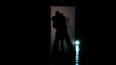 BERDYANSK, UKRAINE - 19 Ekim 2016: Berdyansk, Ukrayna 'da Zaporizhia belediye dans tiyatrosu (www.teatr-dance.zp.ua) tarafından seslendirilen koreografi
