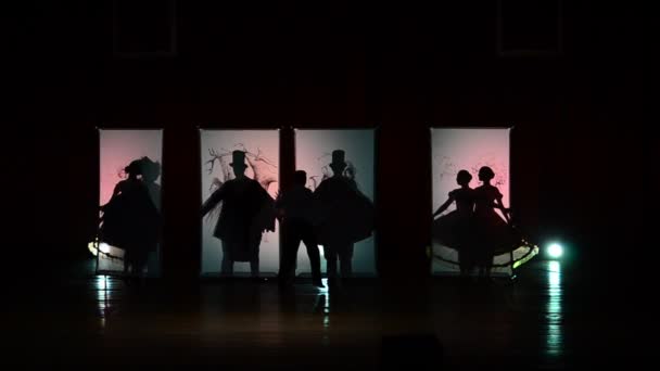 Berdyansk Ukraine Oktober Choreographie Des Städtischen Tanztheaters Zaporizhia Www Teatr — Stockvideo