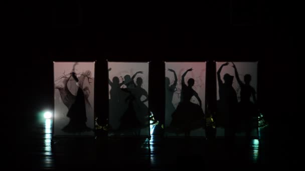 Berdyansk Ukraine Οκτωβριου Χορογραφία Από Δημοτικό Θέατρο Χορού Zaporizhia Www — Αρχείο Βίντεο