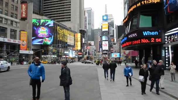 Manhattan Het Voorjaar — Stockvideo