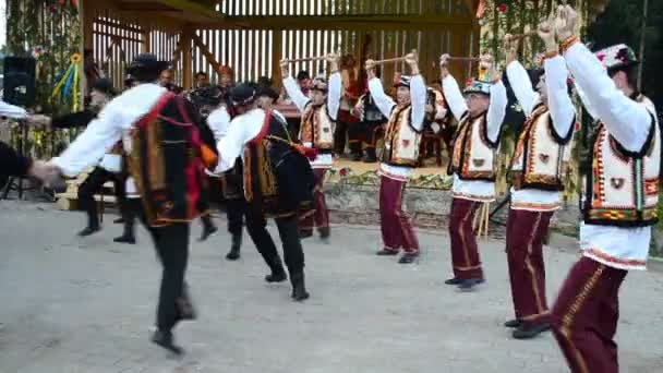Danças Nacionais Huzul Ucrânia — Vídeo de Stock
