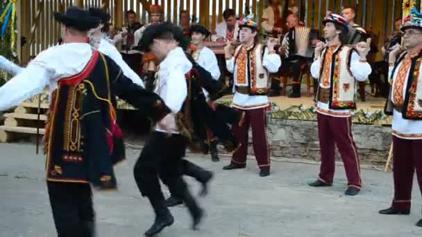 Huzul National Dances Ukraine — Stock Video