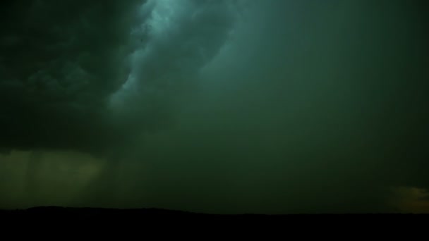 Tormenta Relámpagos Entre Las Nubes — Vídeo de stock