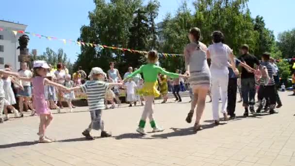 Una Vacanza Festa Dei Bambini — Video Stock