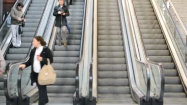 Metro, Madrid. İspanya 'da çekim.