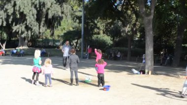 Barcelona Ciudadela Parkı. Barselona, İspanya.