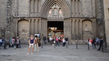 Santa Maria del Pi. Barselona, İspanya.