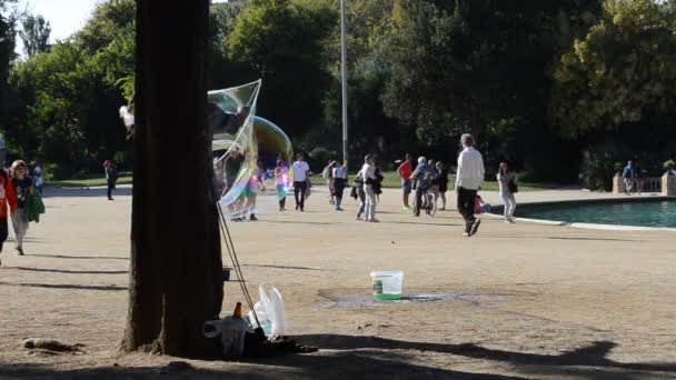 Barcelona Ciudadela Park Barcelona Espanha — Vídeo de Stock